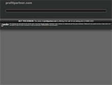 Tablet Screenshot of profitpartner.com